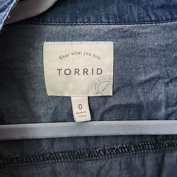 Super cute lightweight jean jacket size 0 - Picture 3 of 6